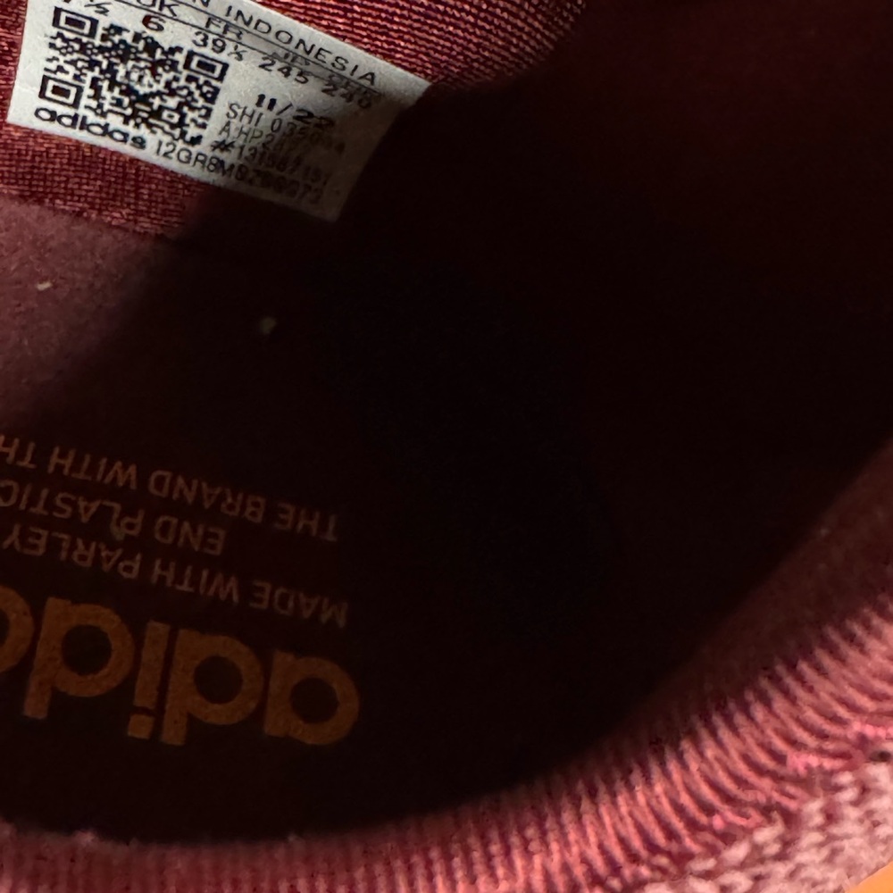 Adidas NMD_R1 W Maroon with Orange Stripes - Picture 9 of 9
